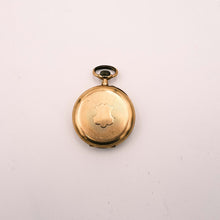 Carica l'immagine nel visualizzatore di Gallery, Orologio da taschino in oro fine '800 marcato Perret- Breguet. Lato posteriore. - End 1800s gold pocket watch signed Perret-Breguet. Back side.