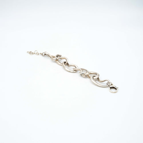 Bracciale in argento originale degli anni '70. -  Original silver bracelet from the 1970s